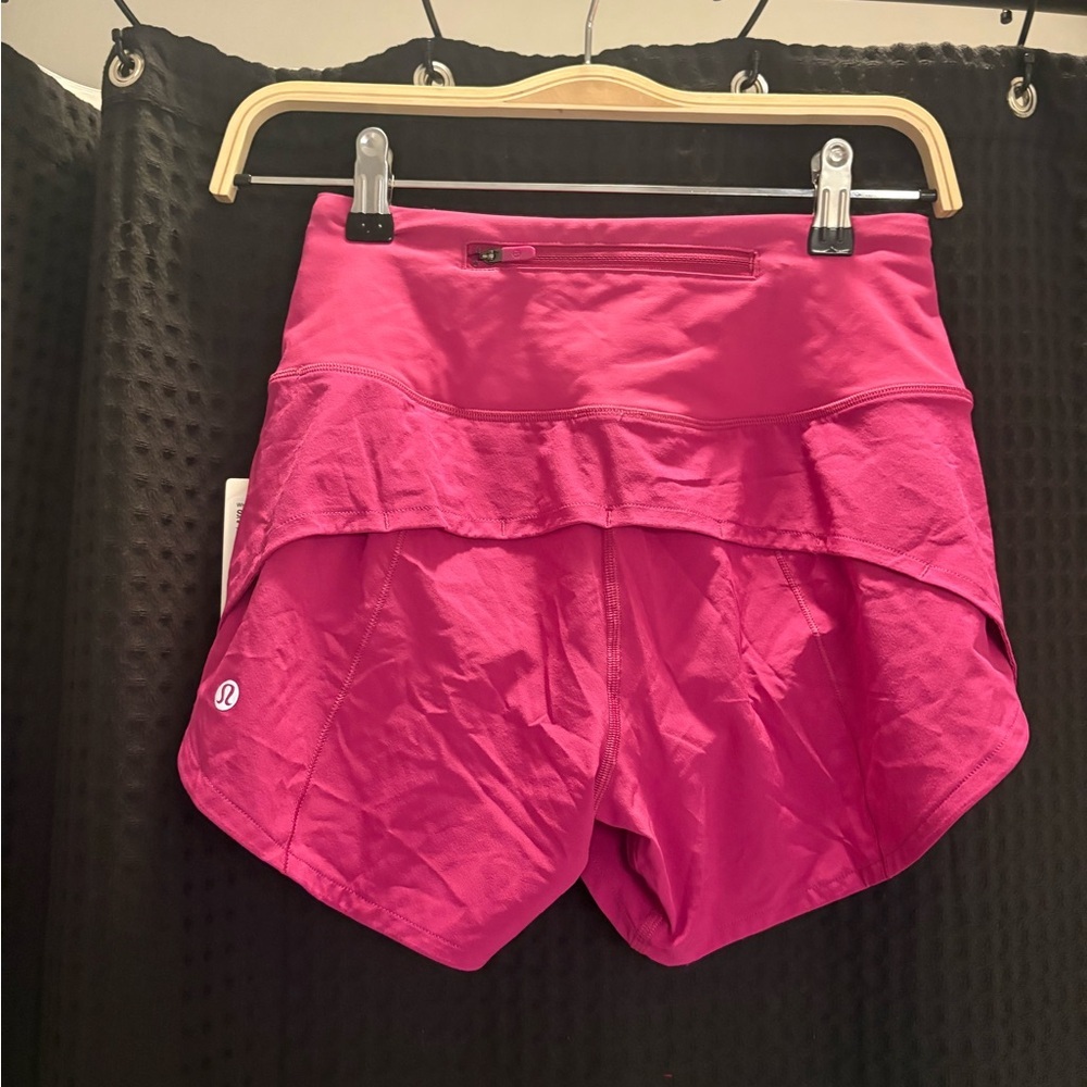 Lululemon Speed Up High-Rise Lined Short 4" Size 2 Color: Ripened Raspberry NWT - Picture 6 of 6